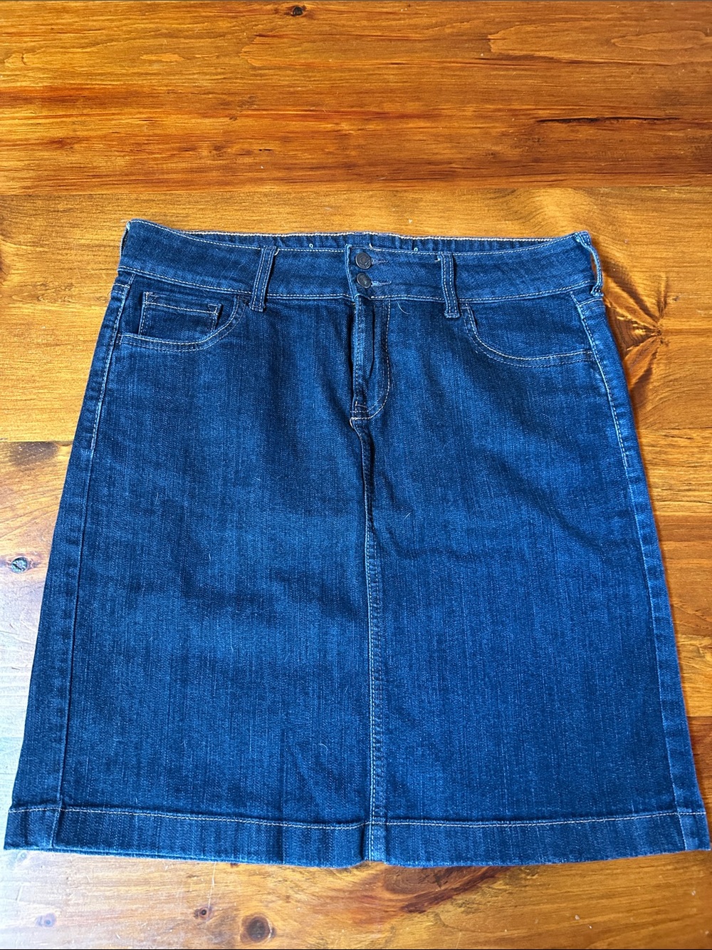Old Navy Dark Indigo Denim Skirt